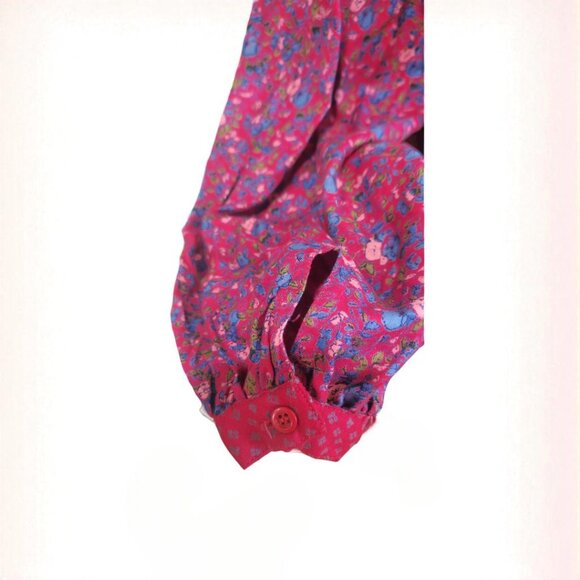 Vintage René Derhy Paris Dress – Size S – Made in India – Boho Prairie Style - Picture 8 of 9